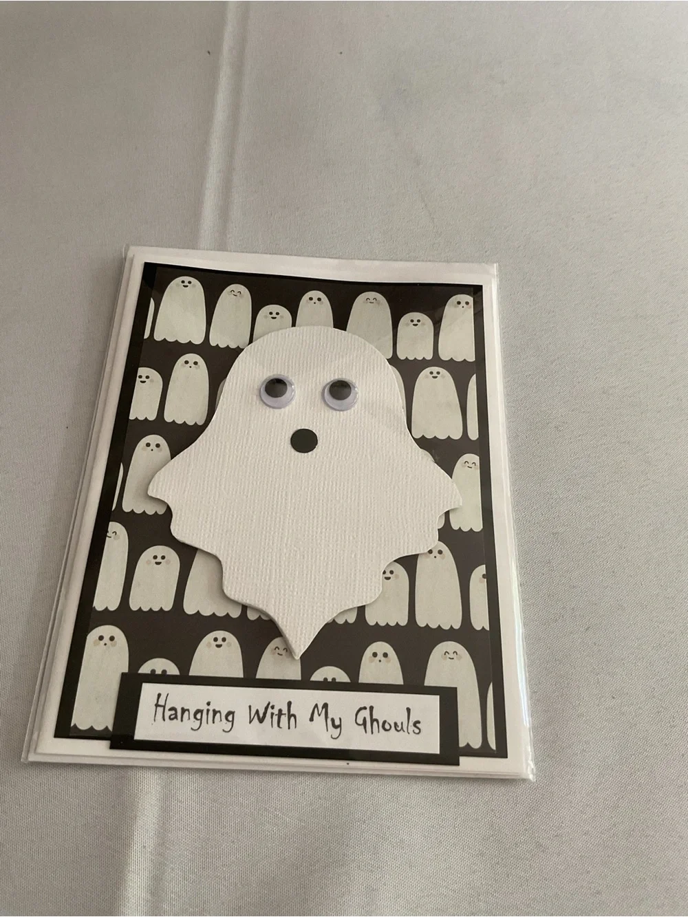 ( Set of 7 ) Handmade Halloween Greeting Cards